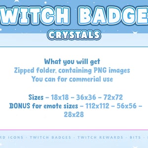 Moon Twitch | Badge Crystal | Twitch Badge Subs | Gold | Channel Points