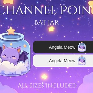 Punkt kanału Bat Coin | Ikona punktu kanału Twitch | Emotki Twitch | Emotki transmisji | Realizacja punktów kanału | Straszny | Czarny | Kawaii | Uroczy zdjęcie 2