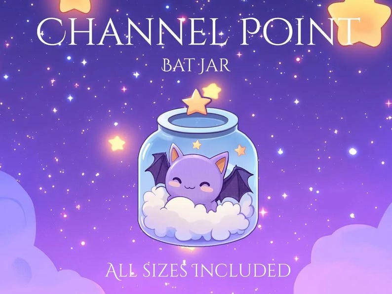 Punkt kanału Bat Coin | Ikona punktu kanału Twitch | Emotki Twitch | Emotki transmisji | Realizacja punktów kanału | Straszny | Czarny | Kawaii | Uroczy zdjęcie 1