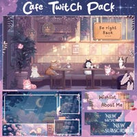 ANIMATED Stream Screens Cozy Desk Room | Overlay | Aesthetic | Offline ...