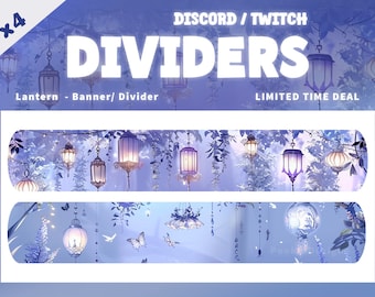 Discord Dividers & Banners | Cute Aesthetic Discord Graphics | Magic-Themed Digital Dividers | Discord Server Decoration | Discord Dividers