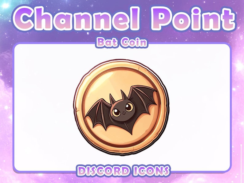 Bat Coin Channel Point | Twitch Channel Point Icon | Twitch Emotes ...