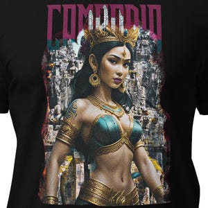 Cambodia Apsara Unisex T-Shirt Apsara | Cambodian T Shirt, Angkor Wat, Khmer T Shirt, Gift For Her