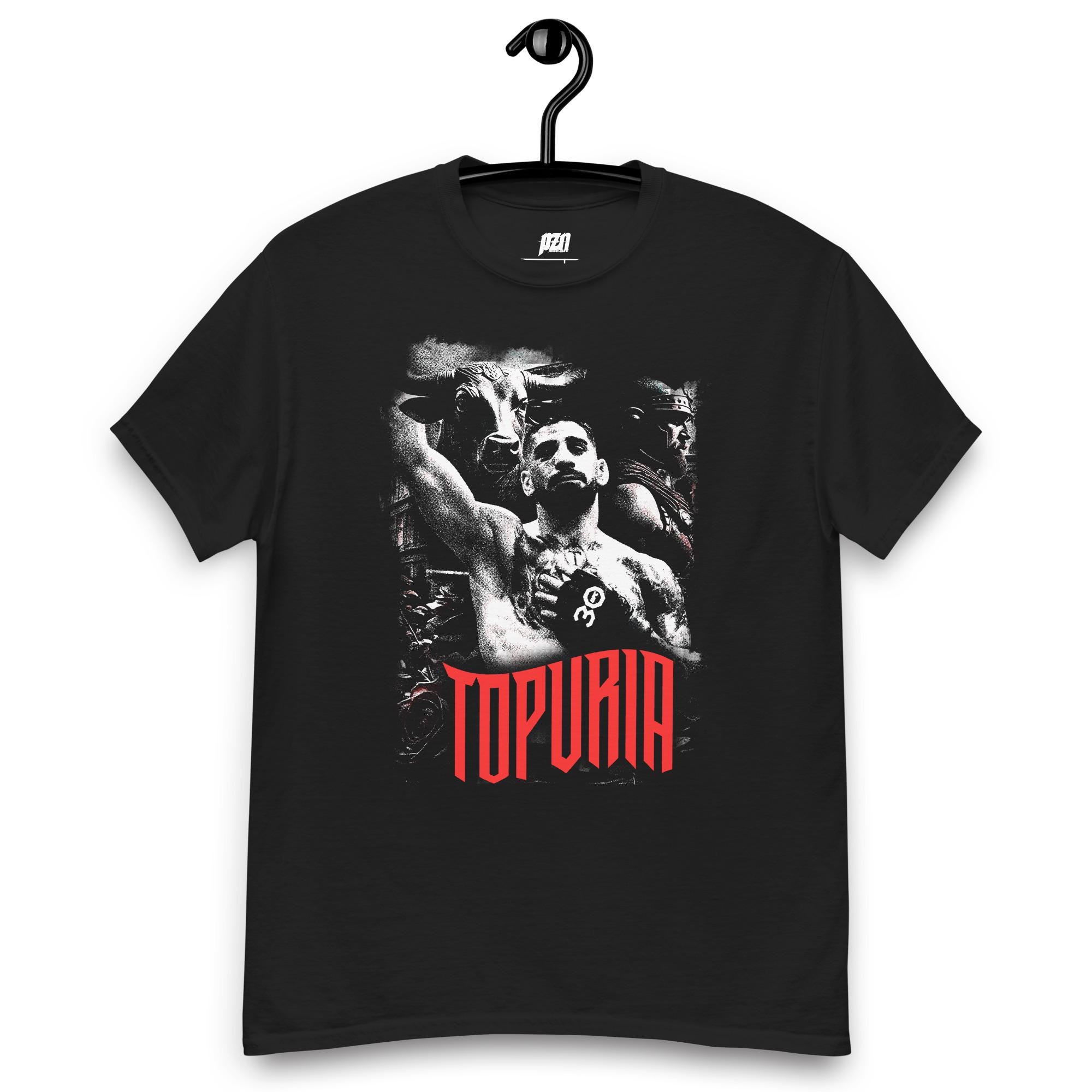 UFC イリア・トプリア 肖像画 & 限定Tシャツ イリア・トプリア UFC Ilia Topuria ヴィンテージ加工 Tシャツ