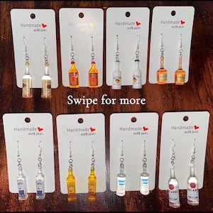 Liquor Bottle Earrings