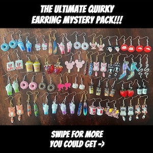 Ultimate Quirky Mystery Earrings (4 pack)