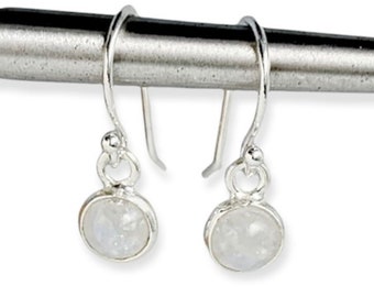 Rainbow Moonstone Earrings