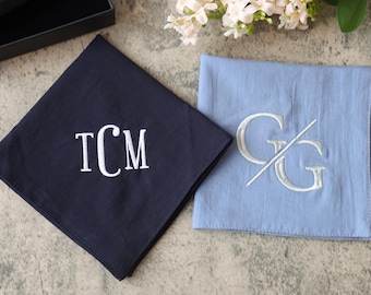 Pañuelo personalizado con texto/logotipo bordado Pañuelo para padre Regalo para el Día del Padre Regalos únicos