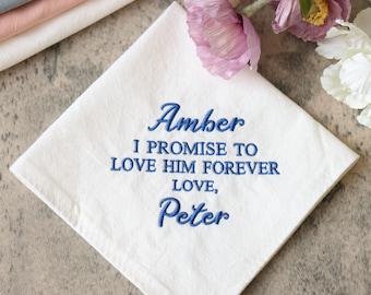 Pañuelos de boda personalizados Pañuelos para el novio de su futura esposa Pañuelo de novia Pañuelos personalizados de alta calidad