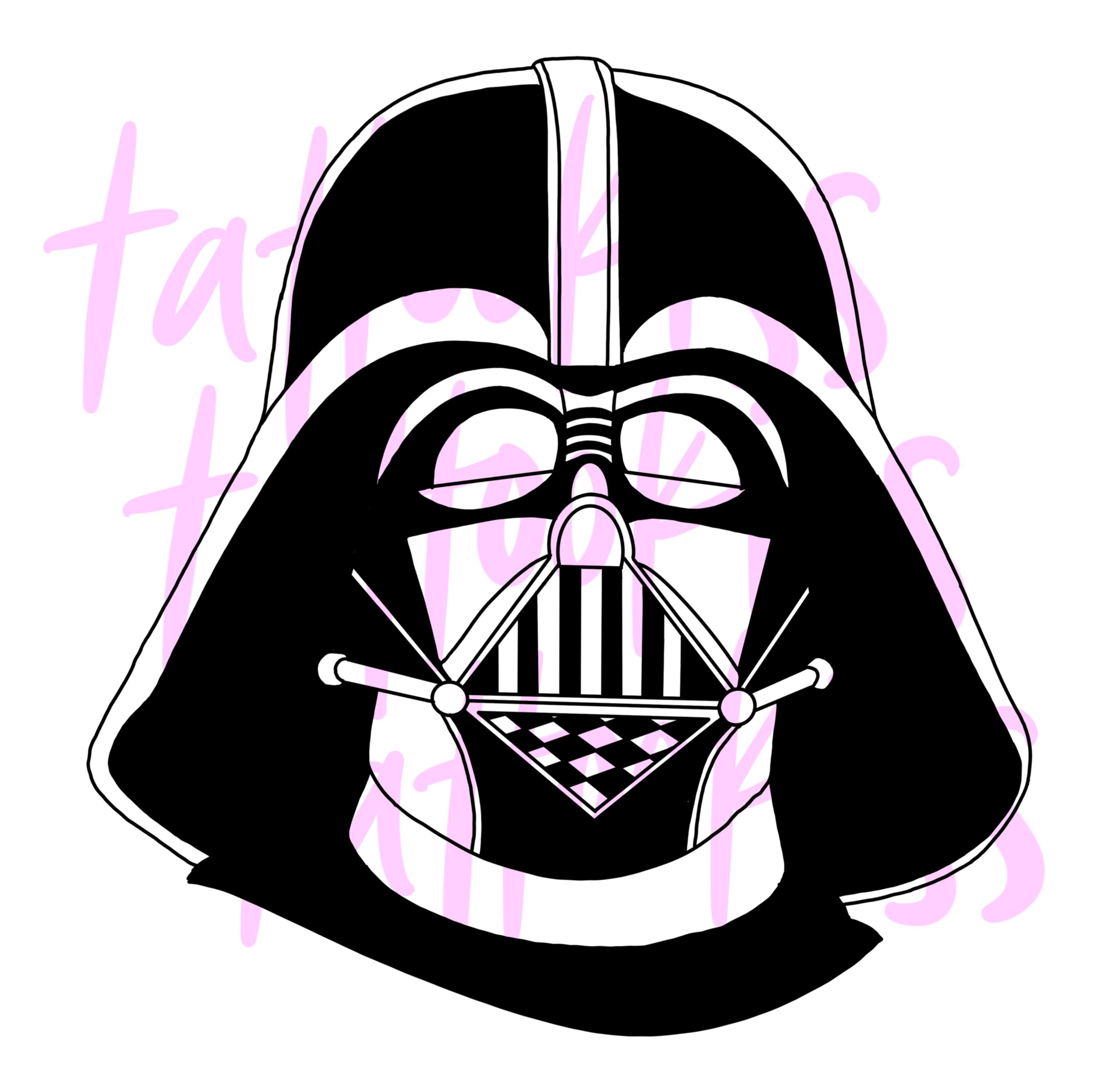 Darth Vader Star Wars Tattoo Idea Minimalist Fine Line