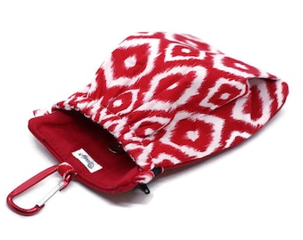 The Pocket 2.0 - Treat and Training Pouch - Red and White - Large Size