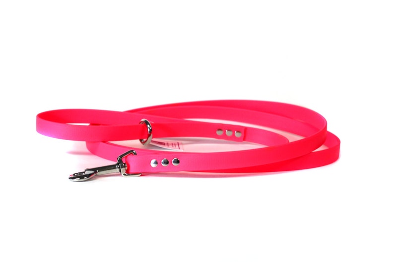 BioThane All Weather Leash Pick your color 5/8 wide image 3