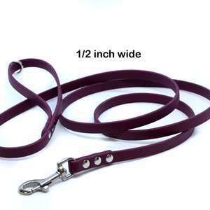 Biothane Leash  - Pick your color - 1/2 wide Heavy Weight