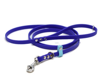 Biothane All Weather Leash or Slip Convertible  - Pick your color - 1/2 wide Heavy Weight