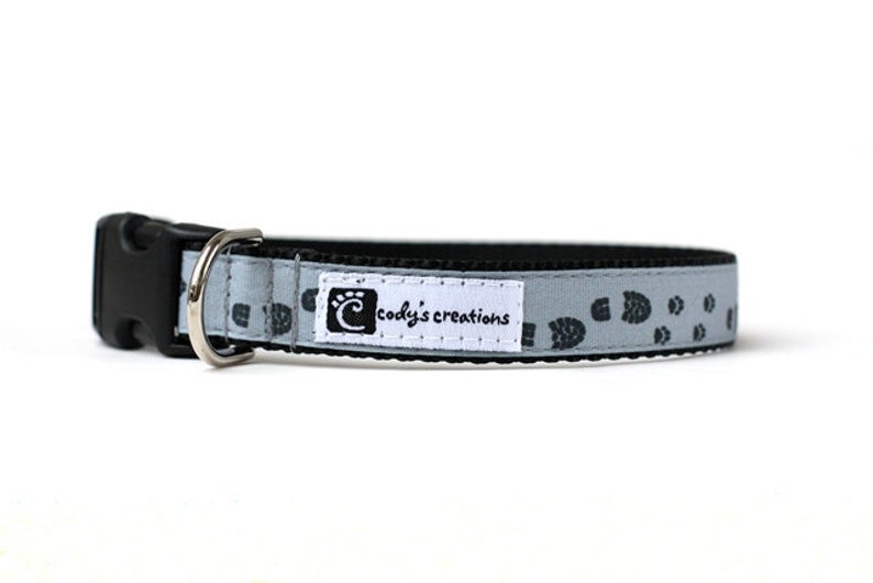 5/8 or 3/4 Inch Wide Dog Collar with Adjustable Buckle or Etsy