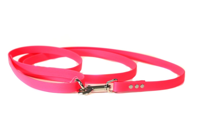 BioThane All Weather Leash Pick your color 5/8 wide image 4