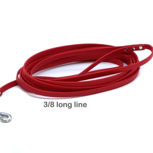 Biothane 3/8 Long Line Leash image 1