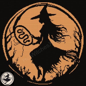 Stitchy Witch Cross Stitch PDF Pattern