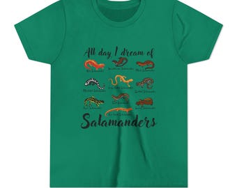 Kids All Day I Dream of Salamanders Tee