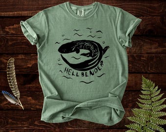 Hellbender Salamander Tee