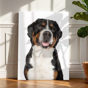 Custom Pet Portrait, Dog Portrait, Cat Portrait, Pet Portrait Photo, Pet Memorial Gift