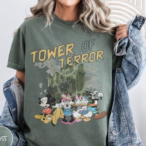 Retro Mickey And Friends Tower Of Terror Shirt, Mickey And Friends Shirt, Disneyworld Shirts, Disney Shirt