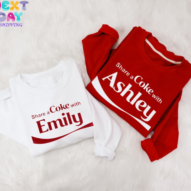 Share a Coke Sweatshirt Etsy