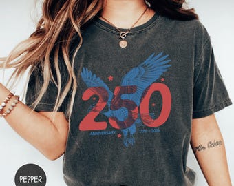 Retro 250th Anniversary of the United States Shirt,USA Independence Day Tee,Semiquincentennial 1776-2026 Shirt, American Flag Patriotic Gift