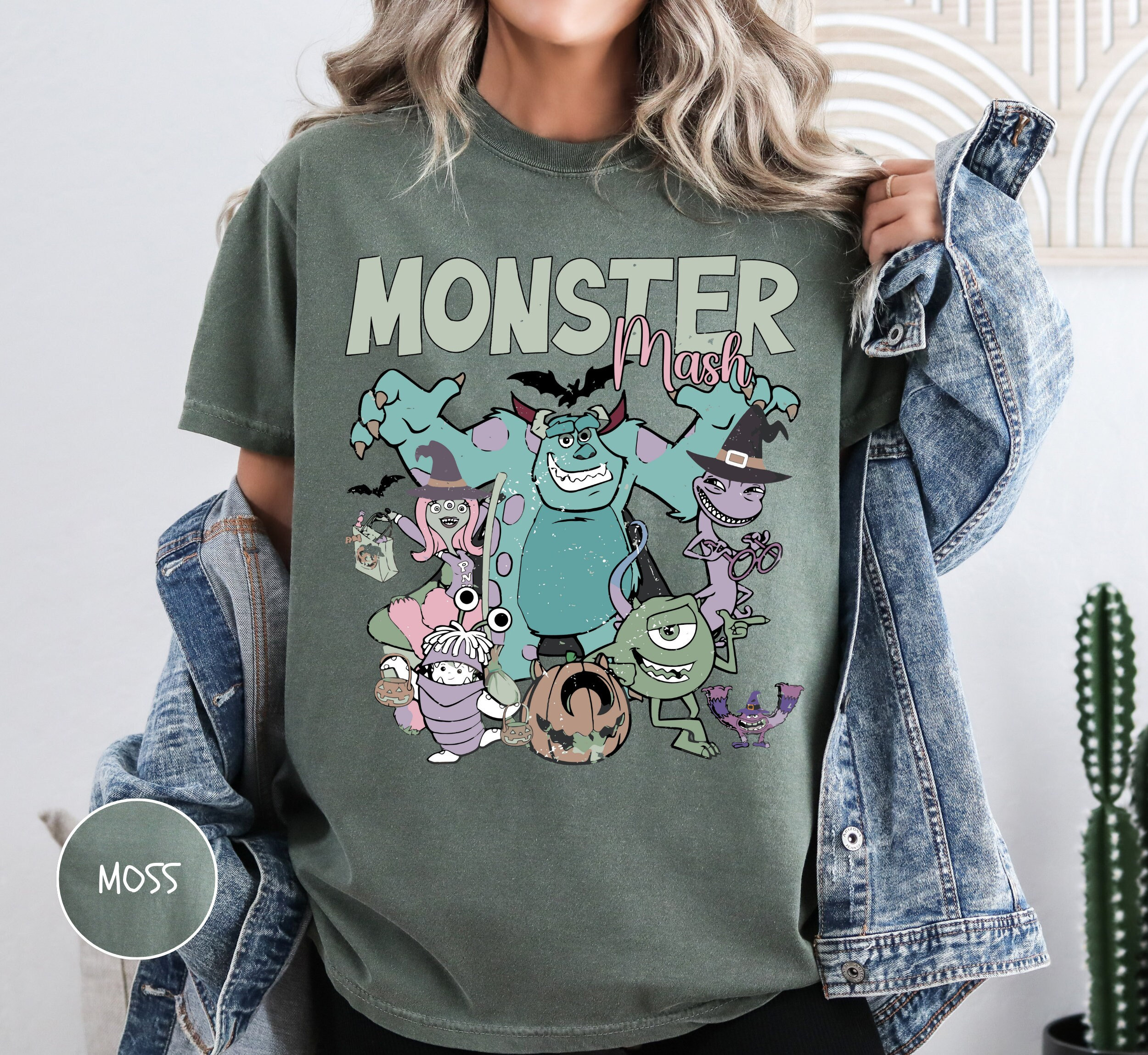 Retro Monster Mash TShirt, Halloween Comfort Colors shirt, Vintage Ghost Halloween t-Shirt, Monster Tee, Retro Fall Top, Fall Shirt