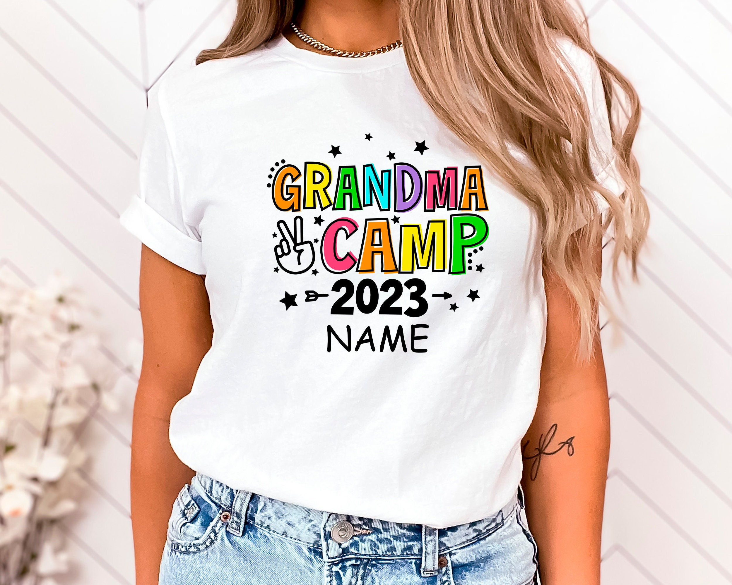 Personalized Camp Shirt, Summer Camp 2024, Summer Camp, Grandkids Shirt