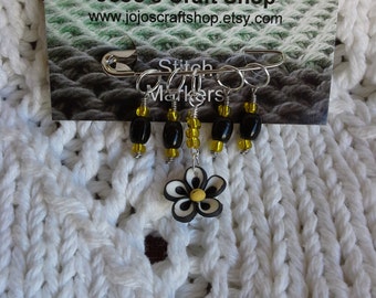 Flower Stitch Marker Set