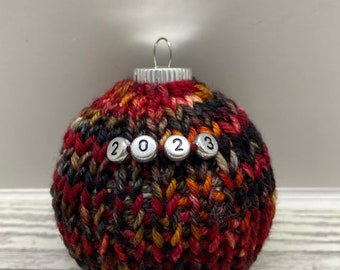 Knit Christmas Ornament 2023