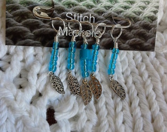 Feathers Stitch Marker Set