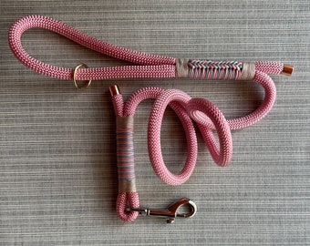 Rope Dog Leash - Pink