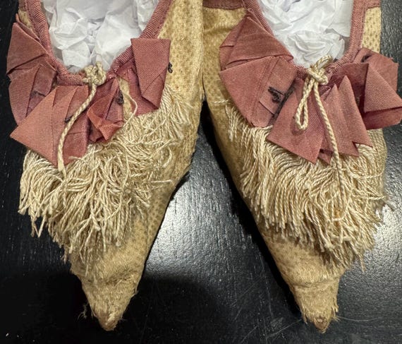 Antique 18th century Marie Antoinette shoes