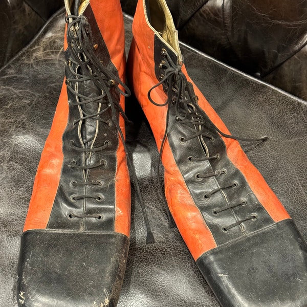 Fabulous Pair of Antique Clown Shoes