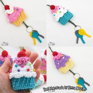 PDF Amigurumi / Crochet Pattern Cupcake Key Cozy CP-14-3219 image 6