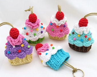 PDF Amigurumi / Crochet Pattern Cupcake Key Cozy CP-14-3219