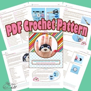 PDF Amigurumi / Crochet Pattern Sleepy Eye Dog Ring CP-14-3235 image 3