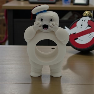 Oups ! Mini figurine Stay Puft de Ghostbusters rétro, collection faite main
