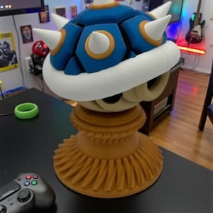 Organiseur de carapace de tortue Mario Kart : support de jeu Switch et décoration de trophée