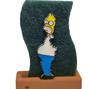 Homer Simpson Meme Sponge Holder: Quirky Kitchen Accessory