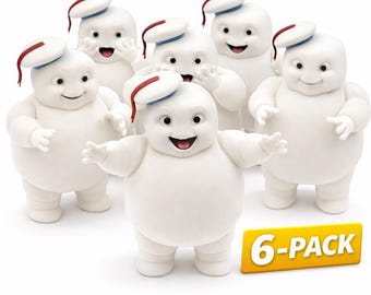 Stay Puft Marshmallow Men: Ghostbusters Mini Figurines (set of 6