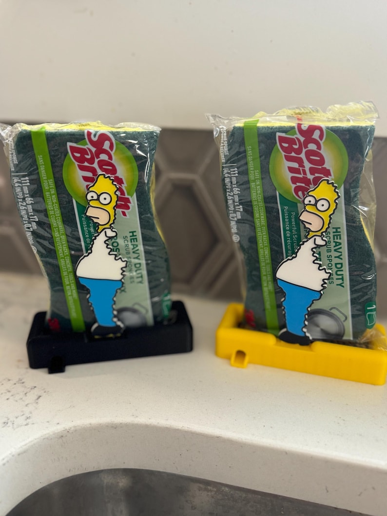 Homer Simpson Meme Sponge Holder: Quirky Kitchen Accessory