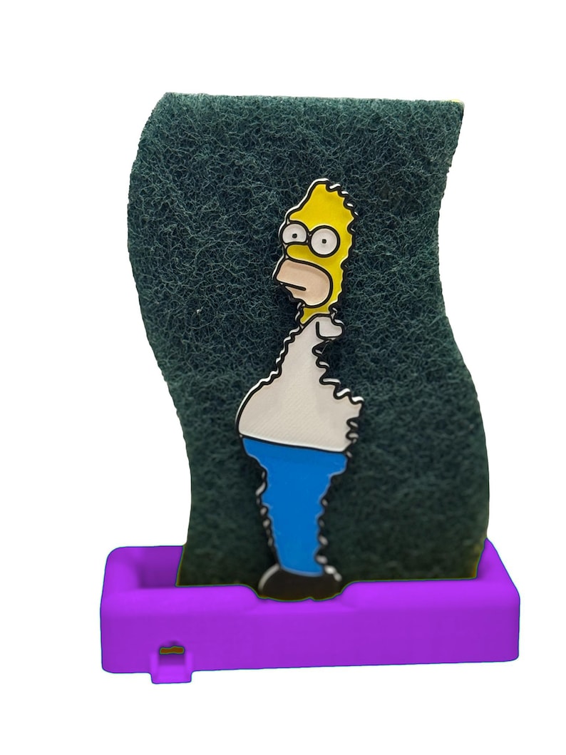 Homer Simpson Meme Sponge Holder: Quirky Kitchen Accessory