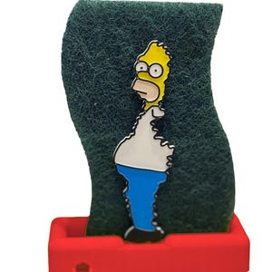 Homer Simpson Meme Sponge Holder: Quirky Kitchen Accessory