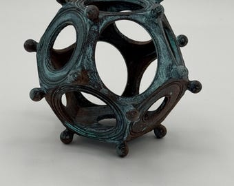 古代ローマの十二面体のレプリカ - ご自宅の古代の謎 - 手描き! - Etsy