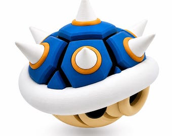 Mario Kart Shell Inspired Collectible | Gaming Shell Replica | 3D Printed Desk Decor | Gamer Gift | Video Game Inspired | Nerd Decor