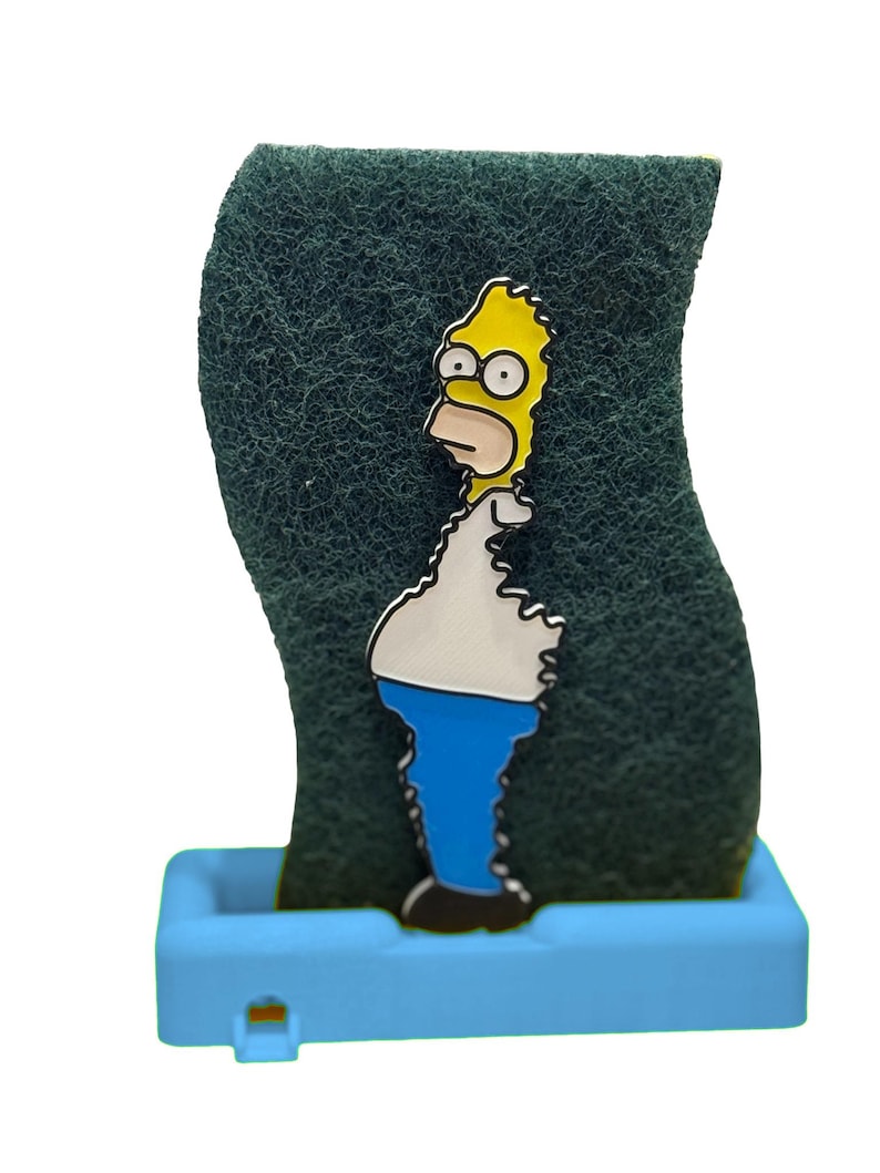 Homer Simpson Meme Sponge Holder: Quirky Kitchen Accessory