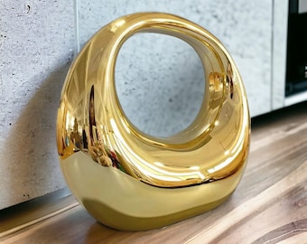 Gold Acrilyc Clutch Bag | Evening Clutch Bag | Gold Evening Purse | Prom Clutch | Party Box Clutch | Gold Clutch Bag